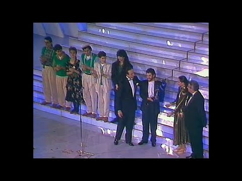 Michele Zarrillo – La notte dei pensieri (Sanremo 1987 Serata finale) - live & Premiazione