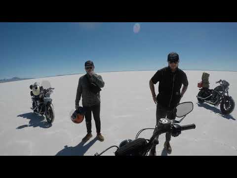 Bonneville Salt Flats - Harley Davidson Sportster Cross Country Trip 2020