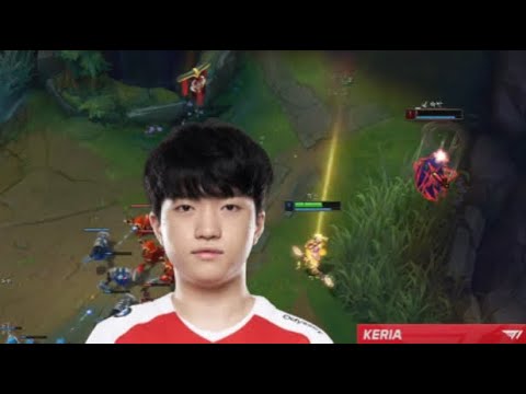 Keria shows how to play Lux support level 1