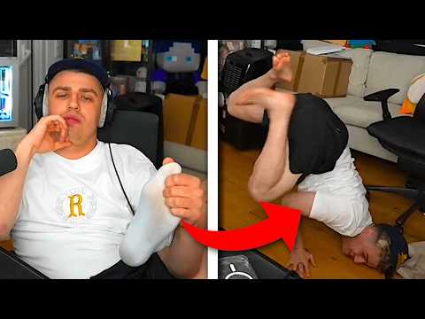 Basti hat mich überredet verrückte Yoga Posen & Breakdance zu machen...