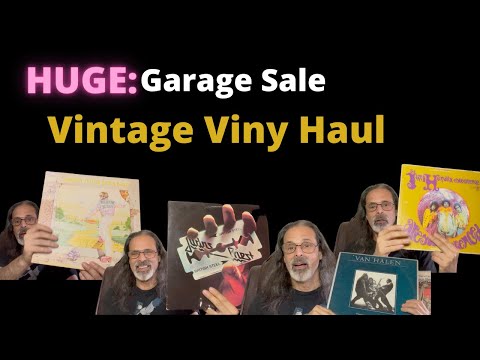 HUGE: Vintage Vinyl Haul Garage Sale