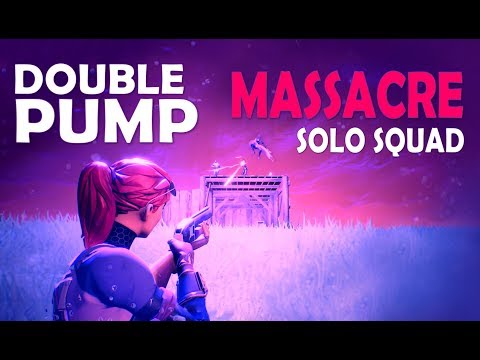 DOUBLE PUMP MASSACRE | SOLO vs. SQUAD! 23KILL - (Fortnite Battle Royale)