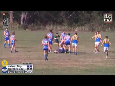 2015 BDAFL Round 6 Highlights - Nelson Bay v Warners Bay