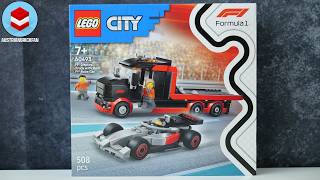 LEGO City 60493 F1 Display Truck with Audi F1 Race Car - LEGO Speed Build Review