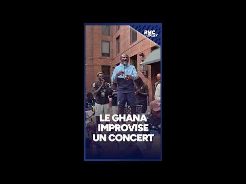 Ambiance décontractée: le Ghana improvise un concert avant de défier la Croatie