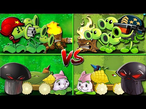 Random 10 Team 3 Plants PVZ 1 vs PVZ 2 - Which Team Plant Will Win?