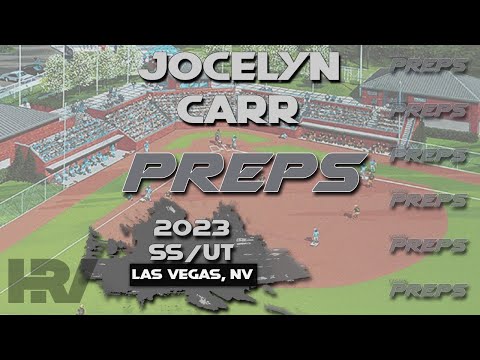2023 Jocelyn Carr 🥎 Shortstop and UT, Softball Skills Video- Preps Academy