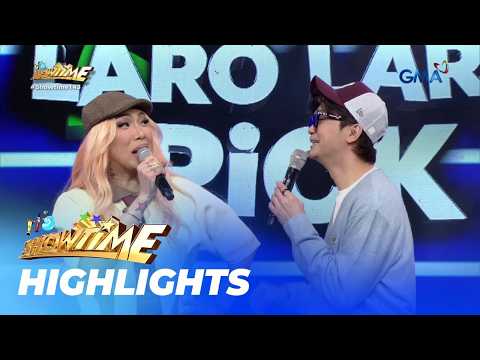 It’s Showtime: Ang sosyal! Vhong, nagagaya na sa arte ni Anne!