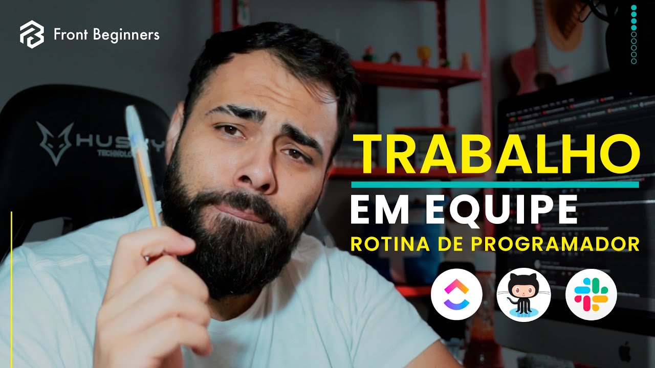 Como é o TRABALHO em equipe na ROTINA do programador
