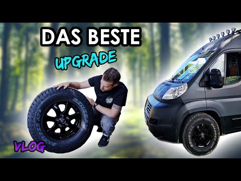 Motorradträger + AT-Räder General Grabber AT3 für den DIY Camper - Vlog #4 - @jncycles