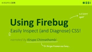 Using Firebug to Deal with CSS