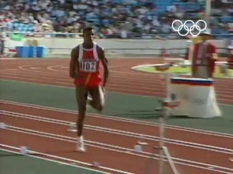Carl Lewis Wins Long Jump Gold - Seoul 1988 Olympics