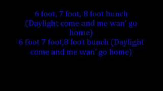 Harry Belafonte - Banana Boat Song (lyrics)