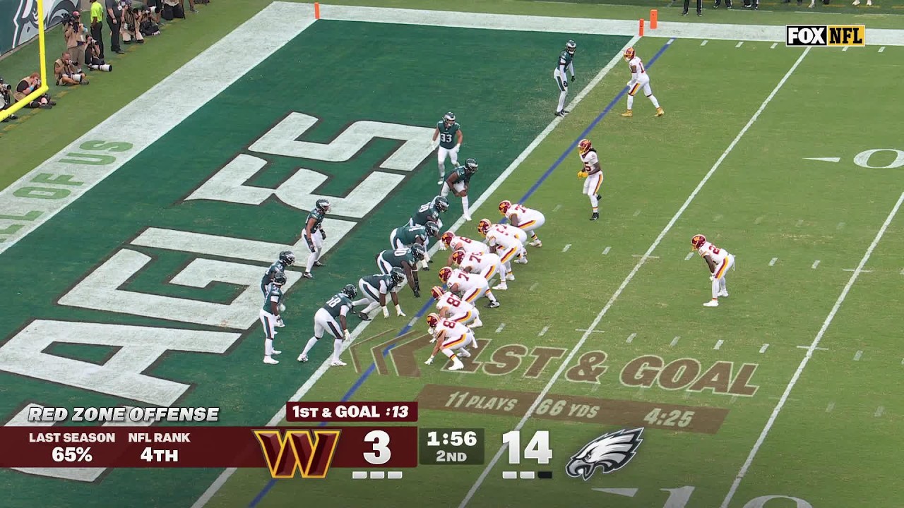 Croskey-Merritt surfs over bodies into the end zone for a TD