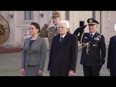 Katalin Novák (Presidente dell'Ungheria) al Quirinale