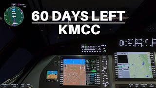 PC-12NGX Landing at Sacramento McClellan Airport