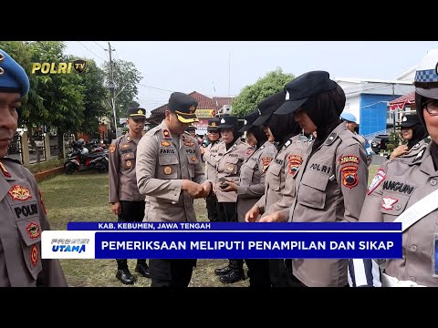 POLWAN POLRES KEBUMEN JALANI PEMERIKSAAN DISIPLIN DAN TES URINE PERINGATI HUT KE-77 POLWAN