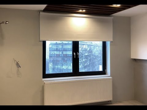 Автоматические рулонные шторы с электроприводом