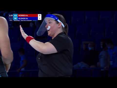 BRONZE GR - 97 kg: M. WORREN (NOR) v. M. ALGHOSI (IRI)