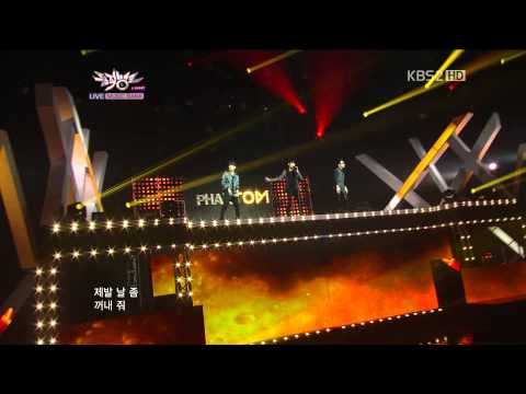[120914] Phantom - Burning @ KBS Music Bank (full HD)