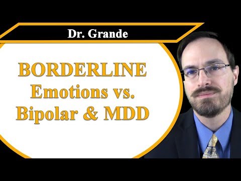 Are Emotions Different for Borderline Personality Disorder, MDD, and Bipolar Disorder?