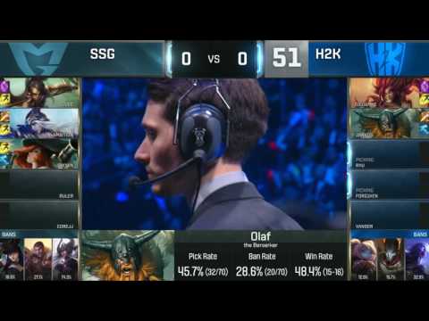 SSG vs H2K - Miss Fortune instalock | World Championship 2016 - Semifinals