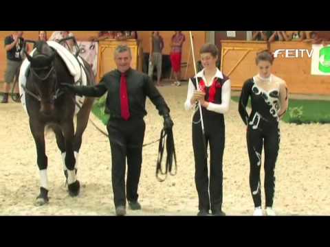 FEI European Junior Vaulting Championships 2012 - Pezinok - Pas de Deux