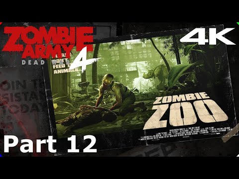 ZOMBIE ARMY 4 DEAD WAR - PS5 - Part 12 - Trouble at the Zoo - Walkthrough - 4K - No Commentary