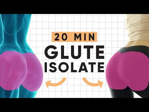 20 Minute Natural Glute Enhancing Isolate Workout | At-home butt lifting exercises!