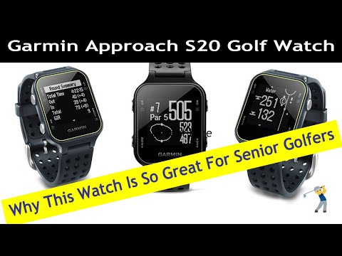The Garmin Approach S20 Golf Watch⛳ (Perfect For Anyone Who Wears Glasses!)