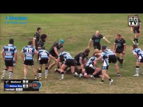 2015 NHRU Round 6 Premier 1 Delayed Broadcast - Maitland v Nelson Bay