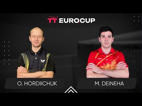 09:15 Oleksandr Hordiichuk - Maksym Deineha 16.02.2025 | Table Tennis TT Euro.Cup Ukraine Master 3