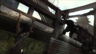 Tomb Raider - Shanty Town: Lara Bridge Conrad Roth Sniper Sequence, Action Set Piece Died PC