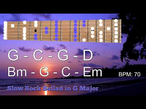 Backing Track | Rock Ballad | G Major