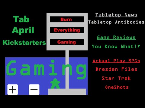 Tab: Kickstarter Tabletop spotlight: April 2016