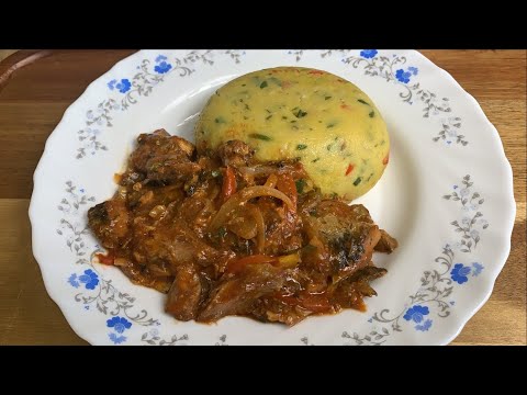 LET’S COOK WITH ME | FUNGI AND FISH | COU COU RECIPE | TURNED CORNMEAL RECIPE | TERRI-ANN’S KITCHEN
