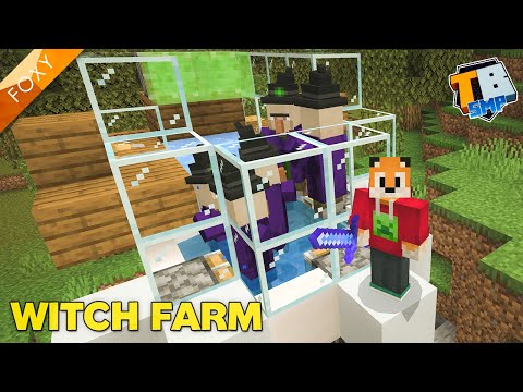 NEW EASY Witch Farm - Minecraft Truly Bedrock