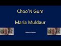 Maria Muldaur   Choo'N Gum  karaoke