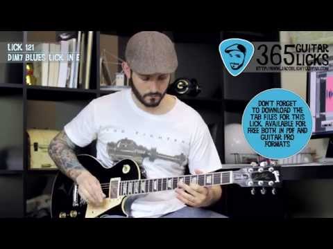 Lick 121/365 - Dim7 Blues Lick in E | 365 Guitar Licks Project