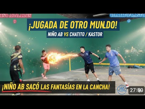 NIÑO AB Y AARON VS CHATITO Y KASTOR #fronton #oletantote 