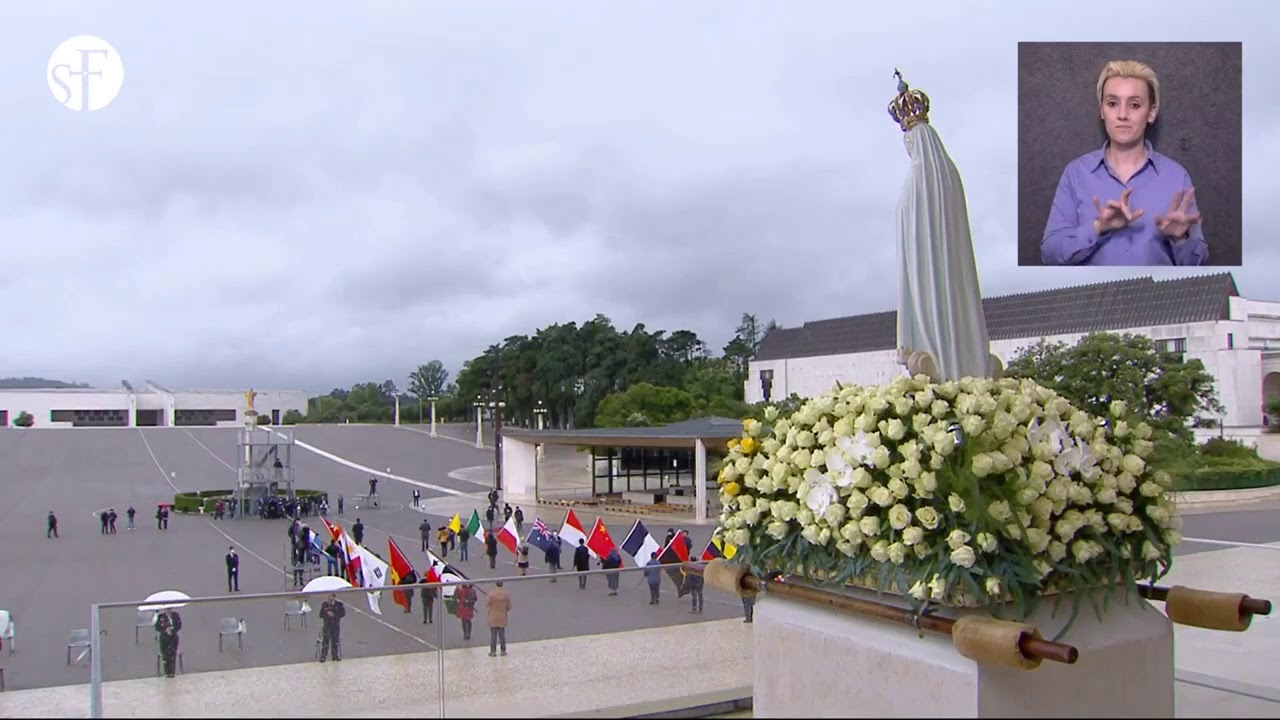 Procissão do Adeus no Santuário de Fátima (13/05/2020)