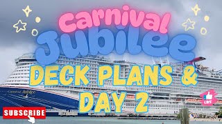 Carnival Jubilee Vlog | Day 2: Deck Plans and More Adventures