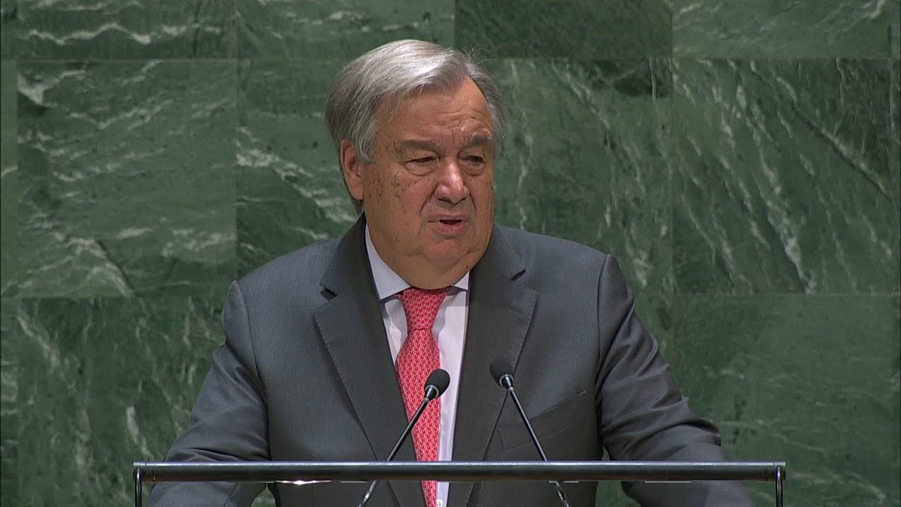 Un Chief Warns Of A World Divided Between Us And China