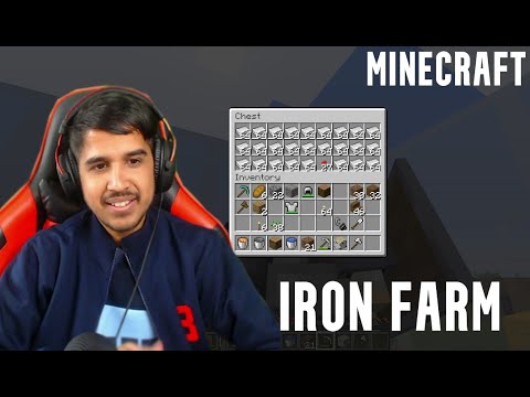 Desi Army - Minecraft Live With AMitBhai || Unlimited Iron Farm in Minecraft || Survivors SMP