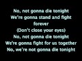 Skillet- Not Gonna Die (Lyrics) 