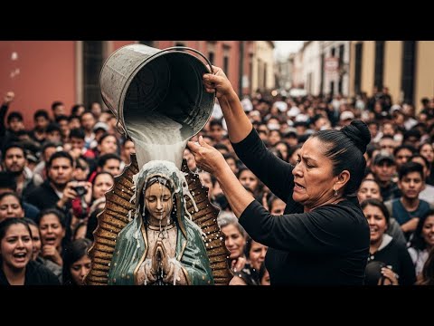 Evangelical pastor threw dirty water on the Virgin Mary… and her skin instantly became covered in...