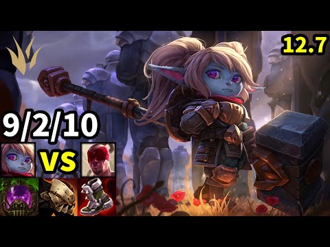 Poppy Jungle vs Lee Sin - EUW Master | Patch 12.7