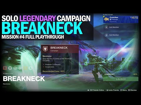 Solo Legendary Lightfall Campaign - Mission #4 "Breakneck" [Destiny 2 Lightfall]