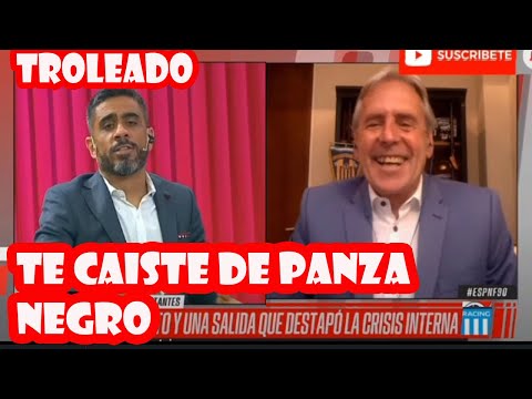 CAI AIMAR TROLEA al  NEGRO BULO / CAI "TE CAÍSTE DE PANZA NEGRO" .