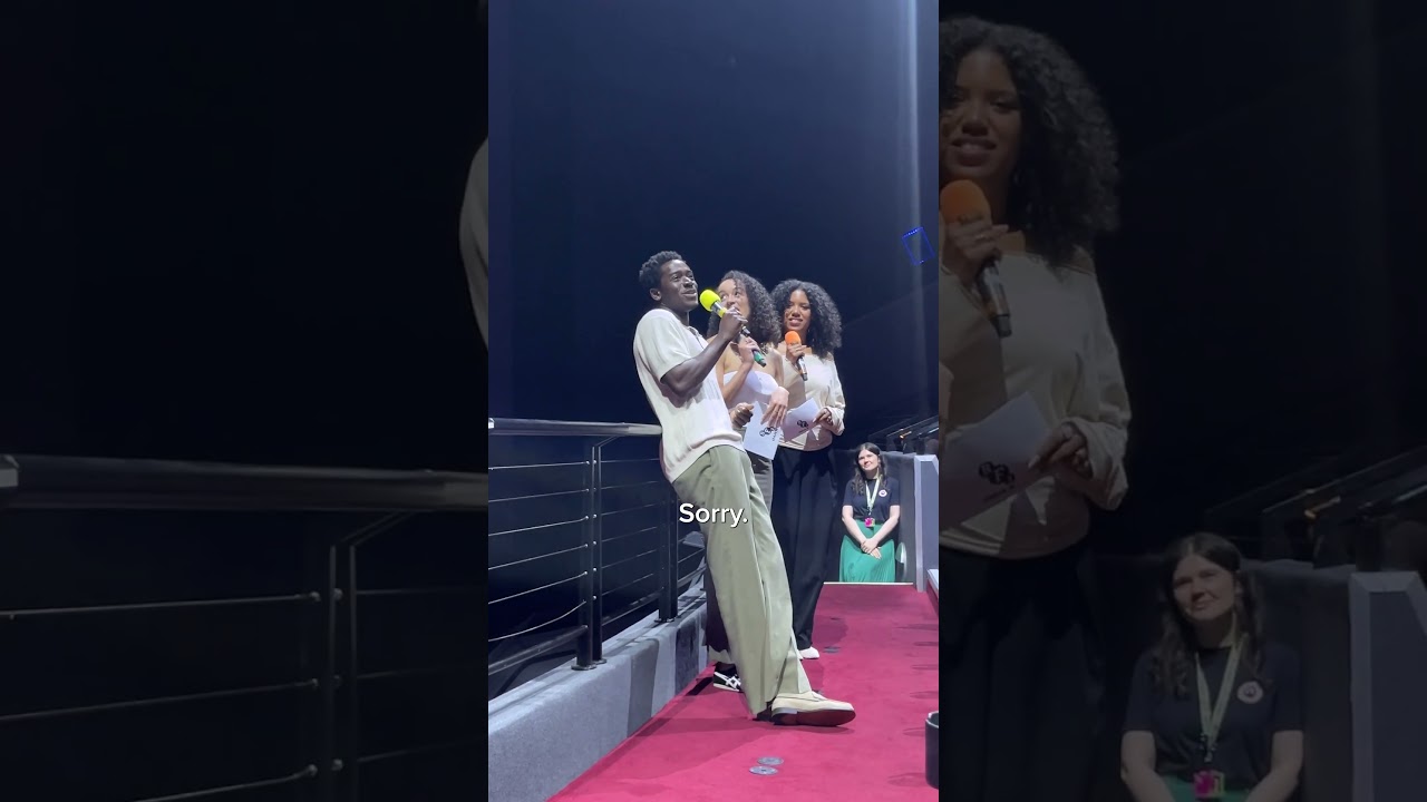 Damson Idris surprises F1 audience at BFI IMAX
